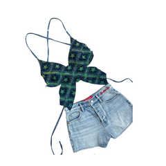 Handmade Upcycled Denim Beach Wear 1