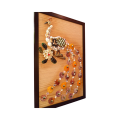 Beautiful Peacock Seashell Painting 1