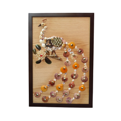 Beautiful Peacock Seashell Painting 1