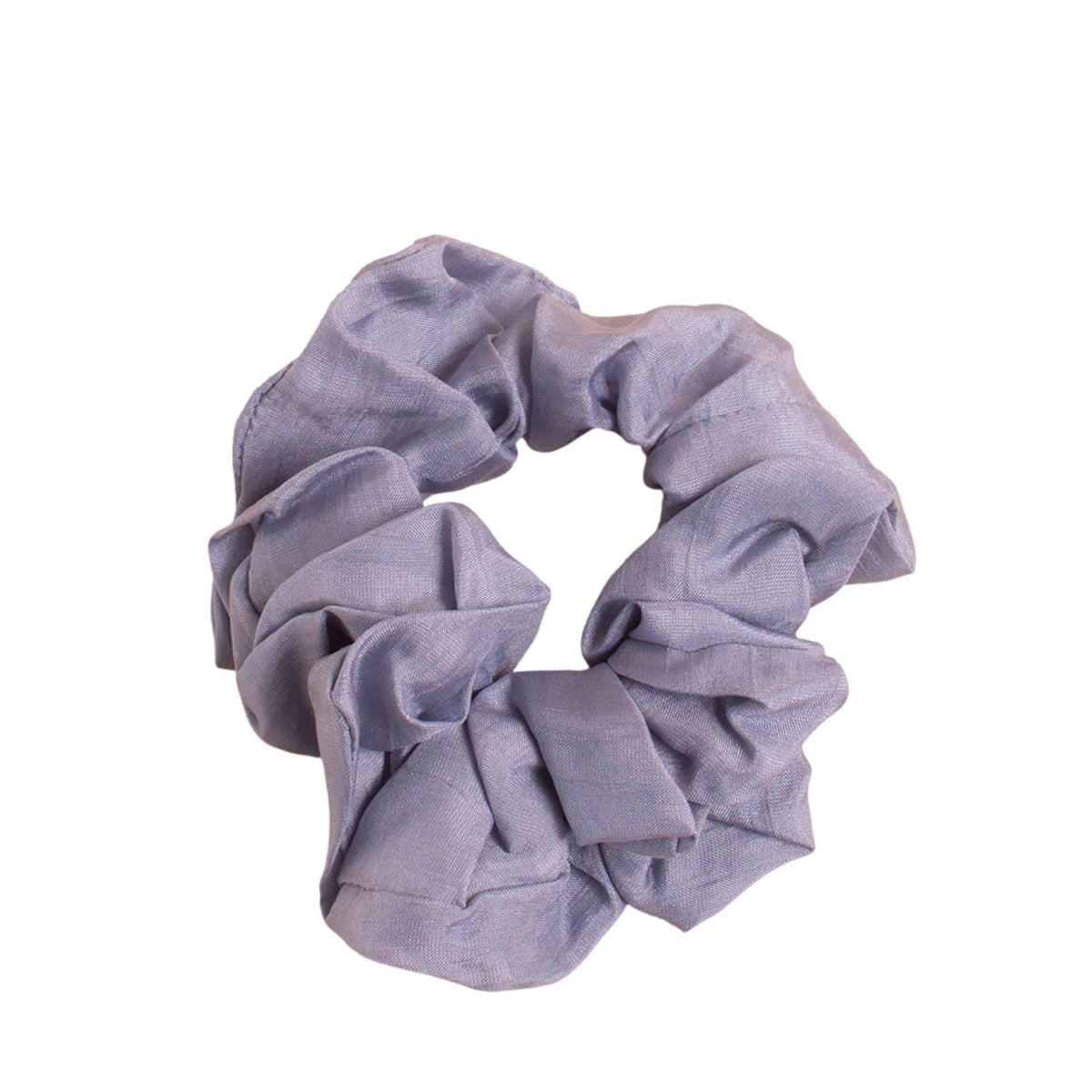 Big Ruffled Hair Ties Mulberry Silk Handcrafted