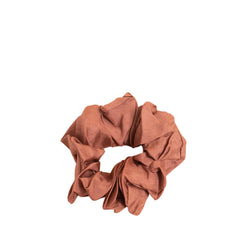 Big Ruffled Hair Ties Mulberry Silk Handcrafted