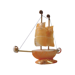 Boat Made From Seashell 01