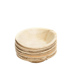 Bowl Rounded Areca Palm Leaf