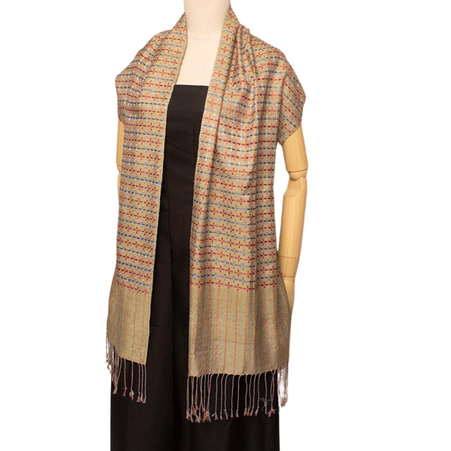 Brocade scarves Mulberry Silk Handcrafted