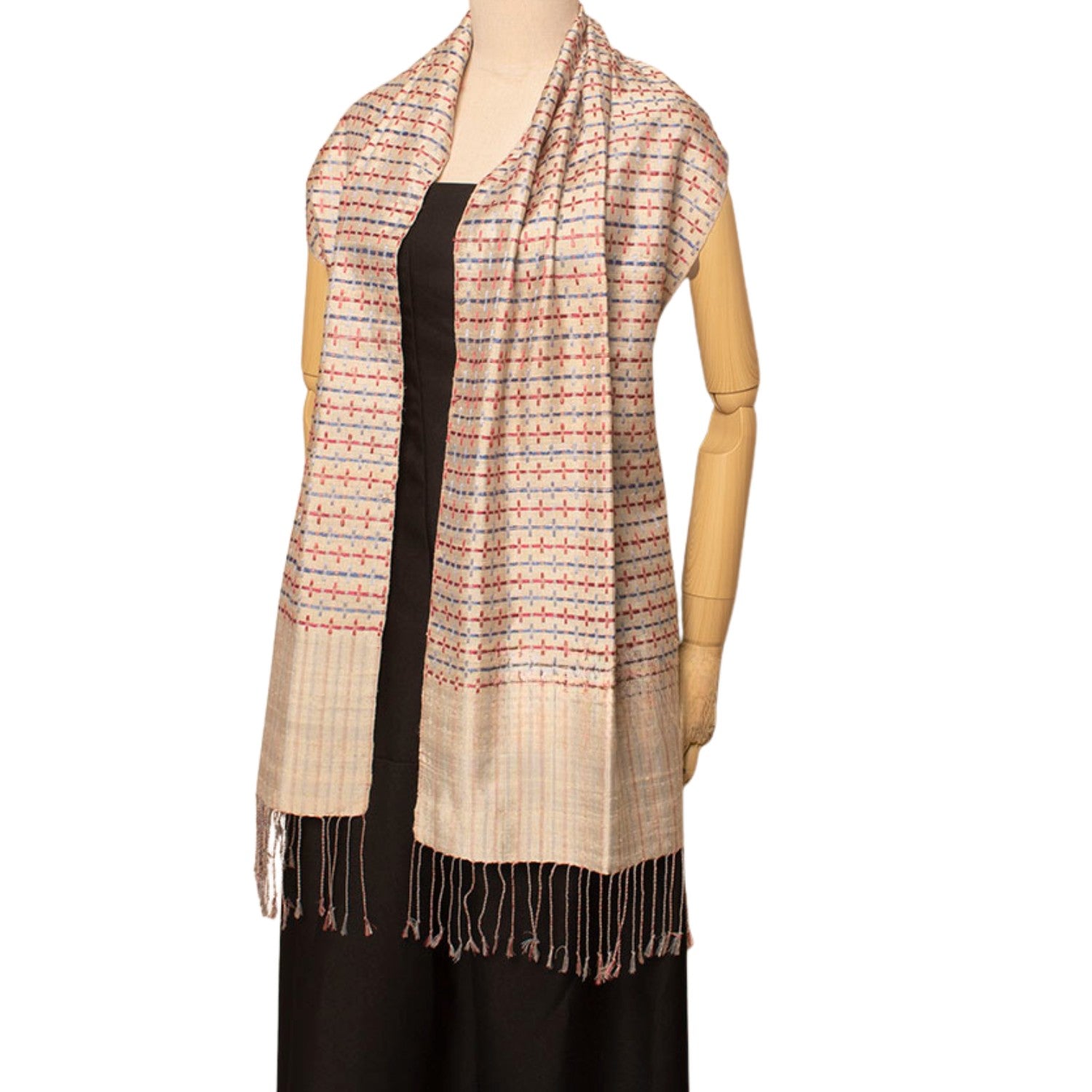 Brocade scarves Mulberry Silk Handcrafted
