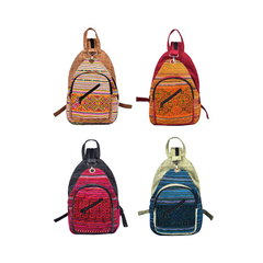 Hand-woven Brocade Backpack