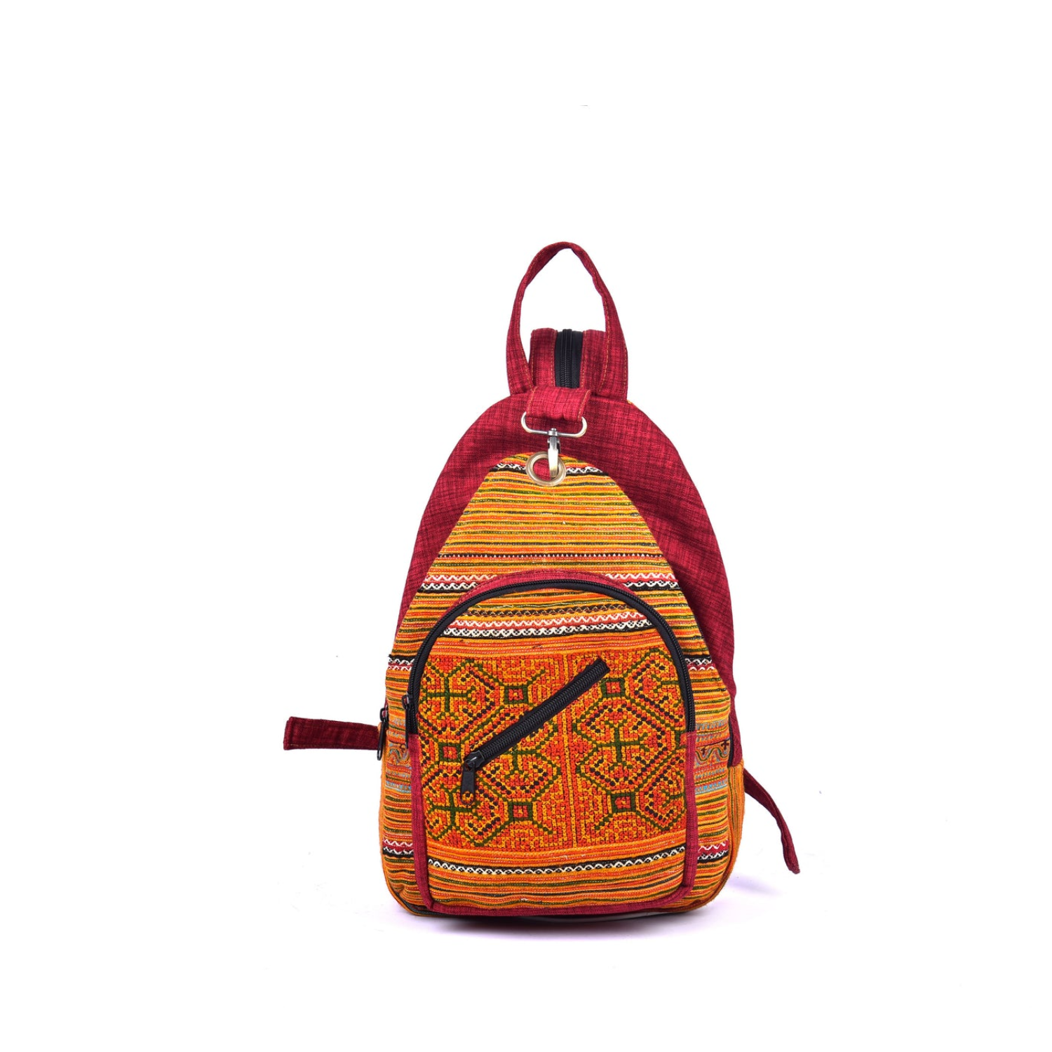 Hand-woven Brocade Backpack