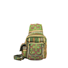 Hand-Woven Brocade Crossbody Bag