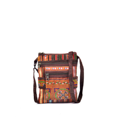 Hand-Woven Brocade Crossbody Bag