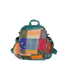 Hand-Woven Brocade Fashion Backpack