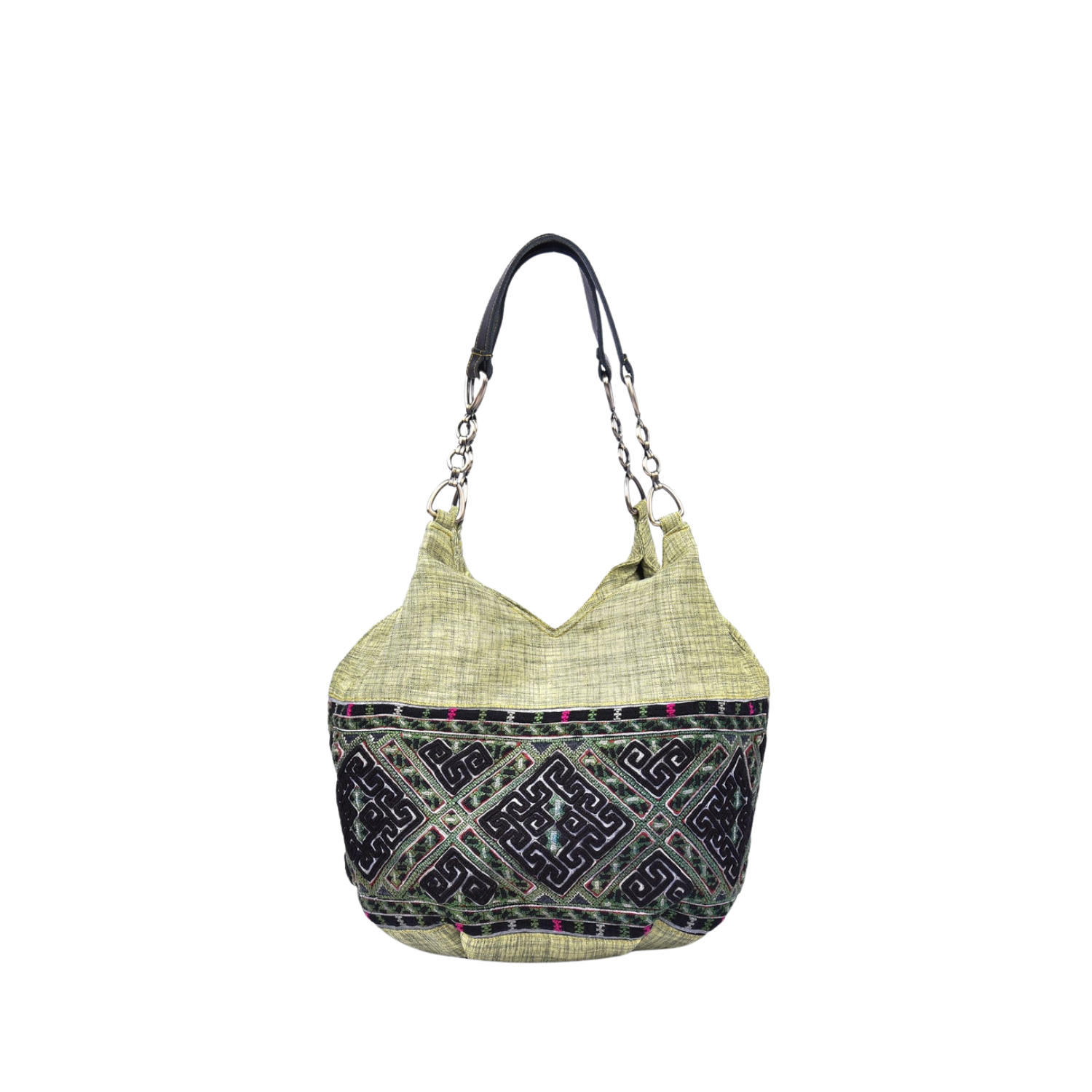 Hand-Woven Brocade Handbag