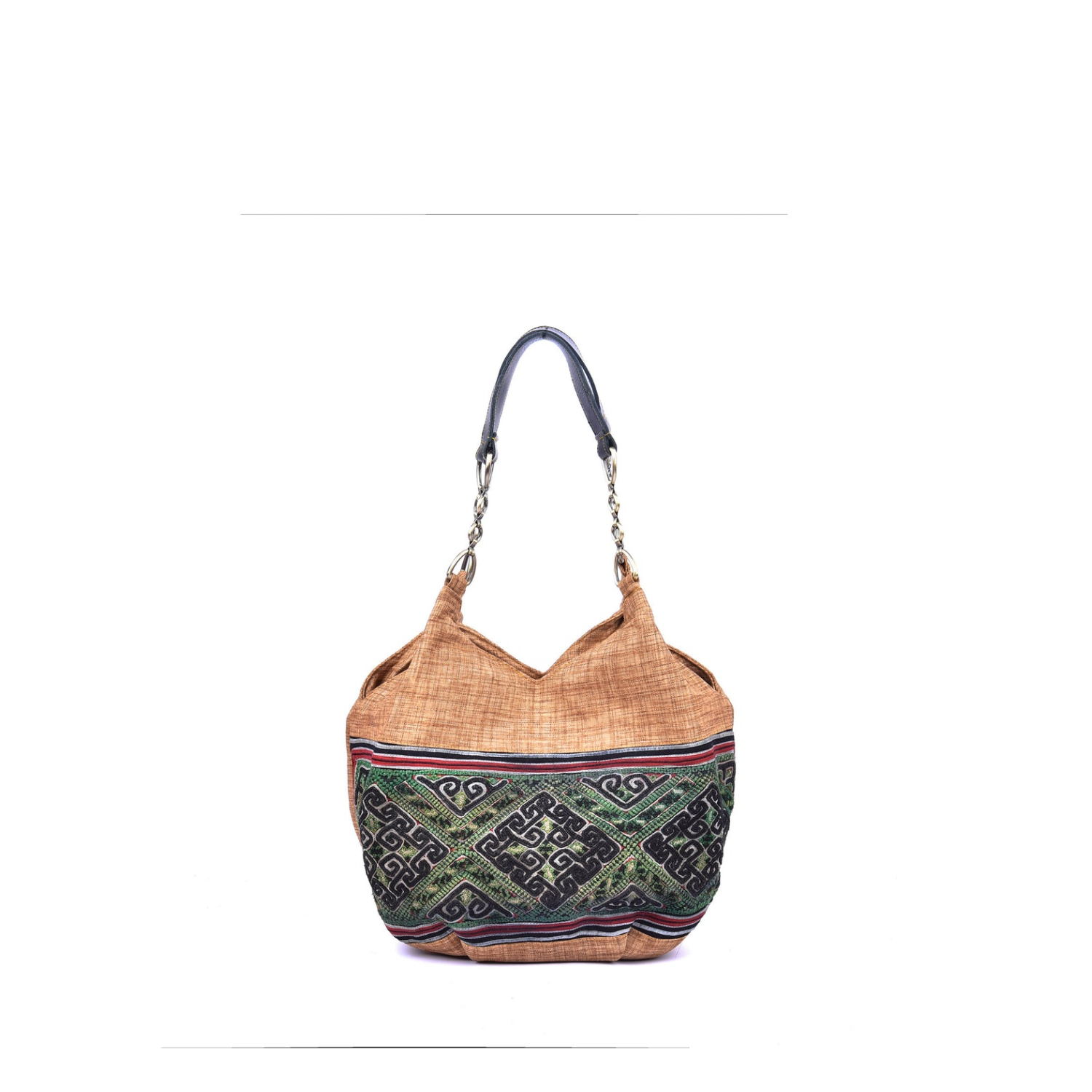 Hand-Woven Brocade Handbag