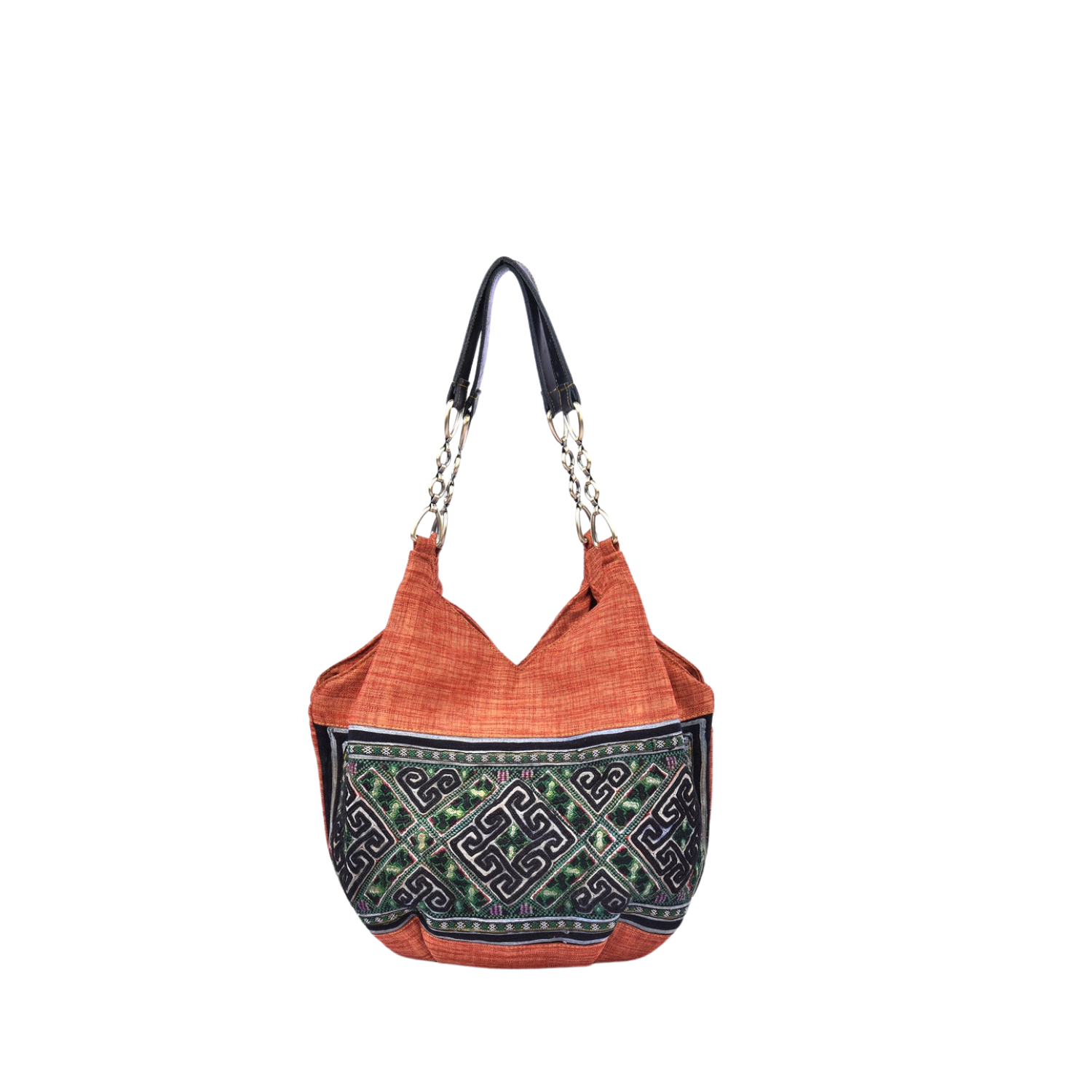 Hand-Woven Brocade Handbag