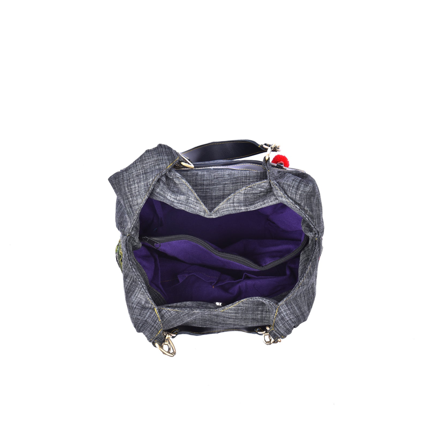 Hand-Woven Brocade Handbag