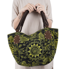 Hand-Woven Brocade Handbags