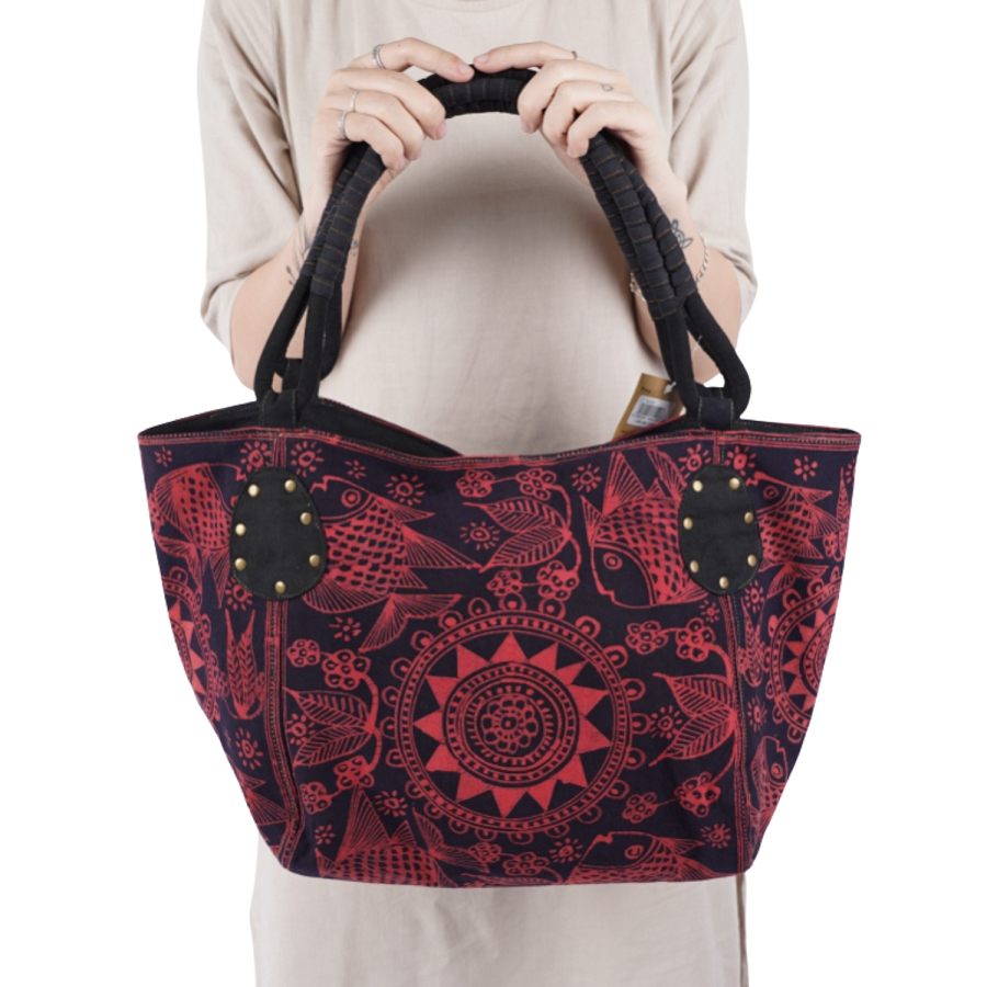 Hand-Woven Brocade Handbags