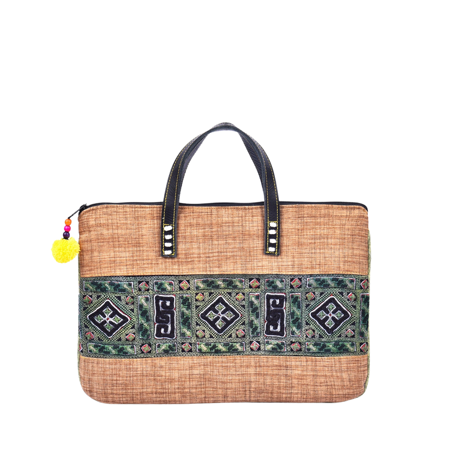 Hand-Woven Brocade iPad Bag 1