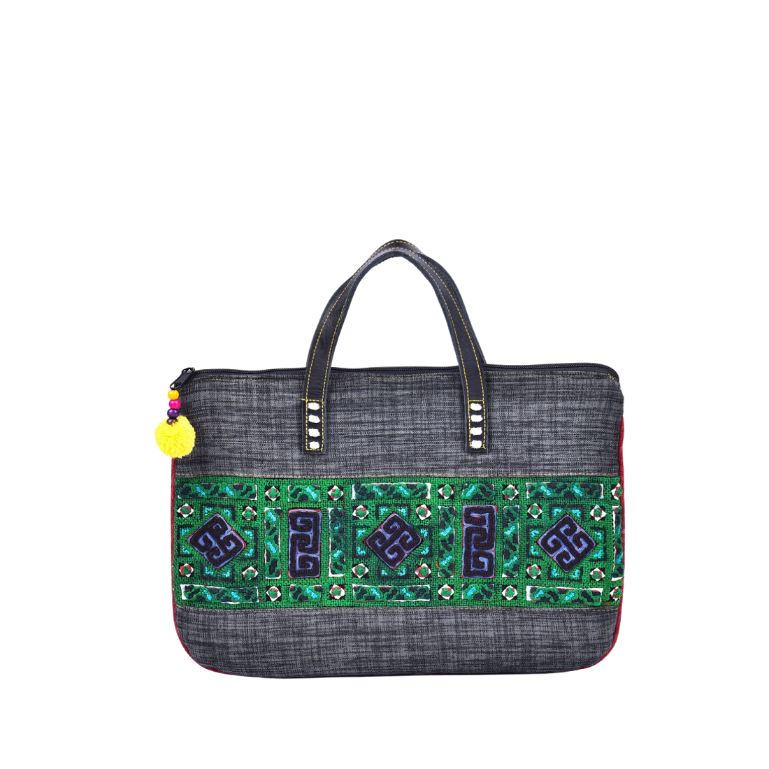 Hand-Woven Brocade iPad Bag 2