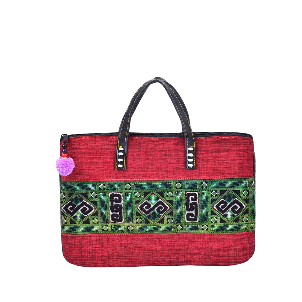 Hand-Woven Brocade iPad Bag 1
