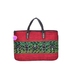 Hand-Woven Brocade iPad Bag 1