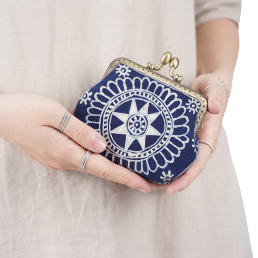Hand-Woven Brocade Wallet