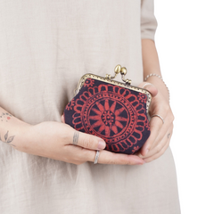 Hand-Woven Brocade Wallet