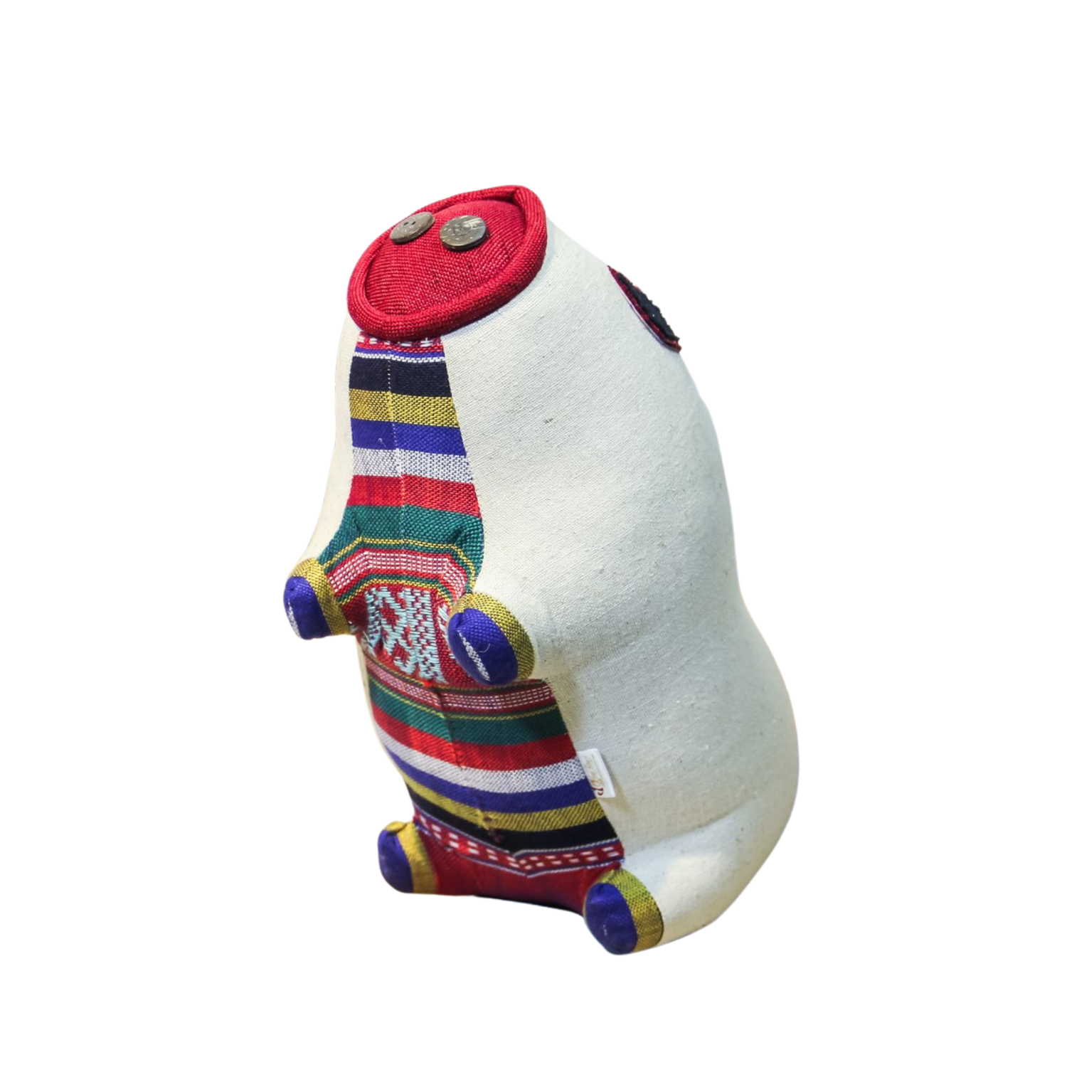 Hand-Woven Brocade Pig