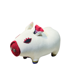 Hand-Woven Brocade Pig
