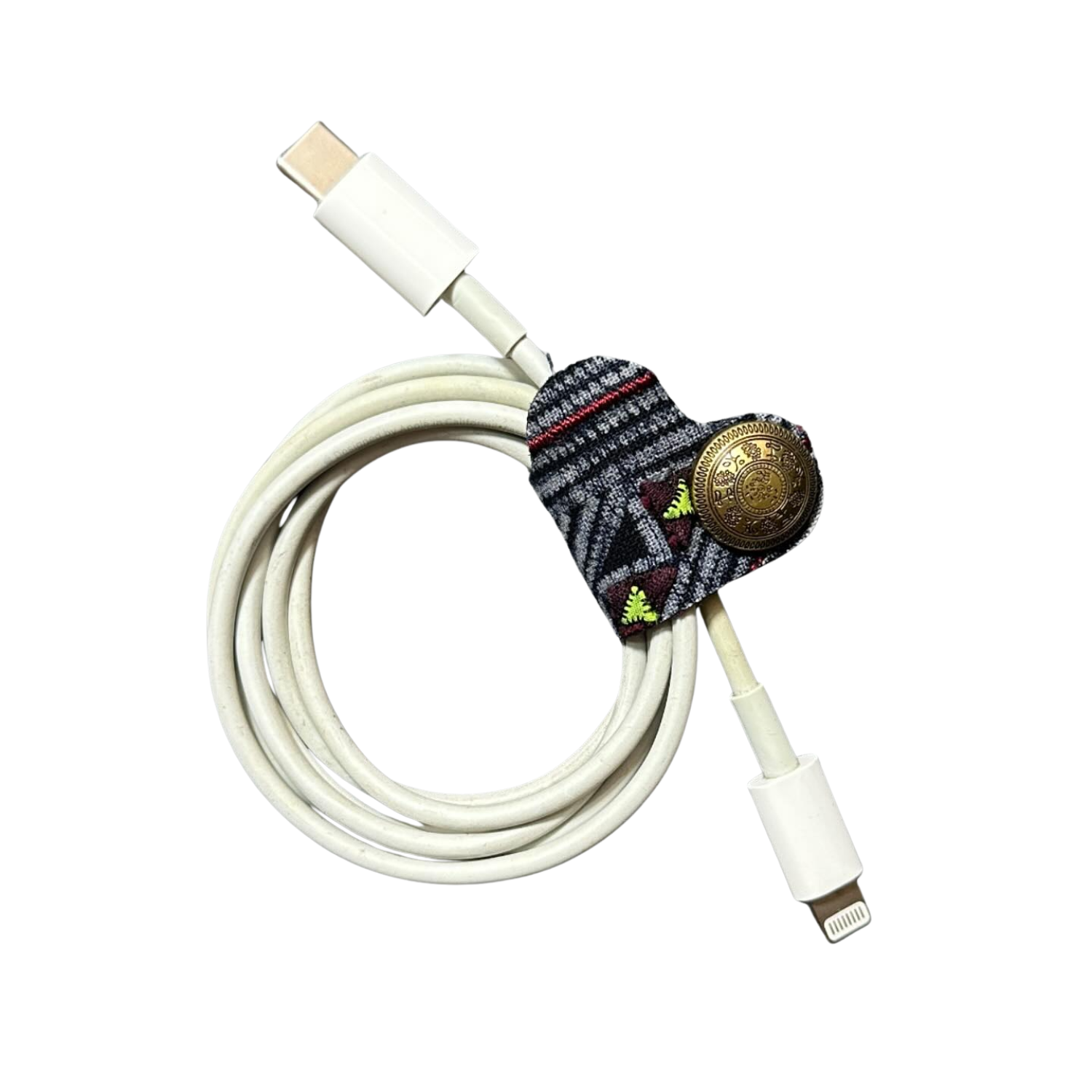 Hand-Woven Brocade Cord Keeper