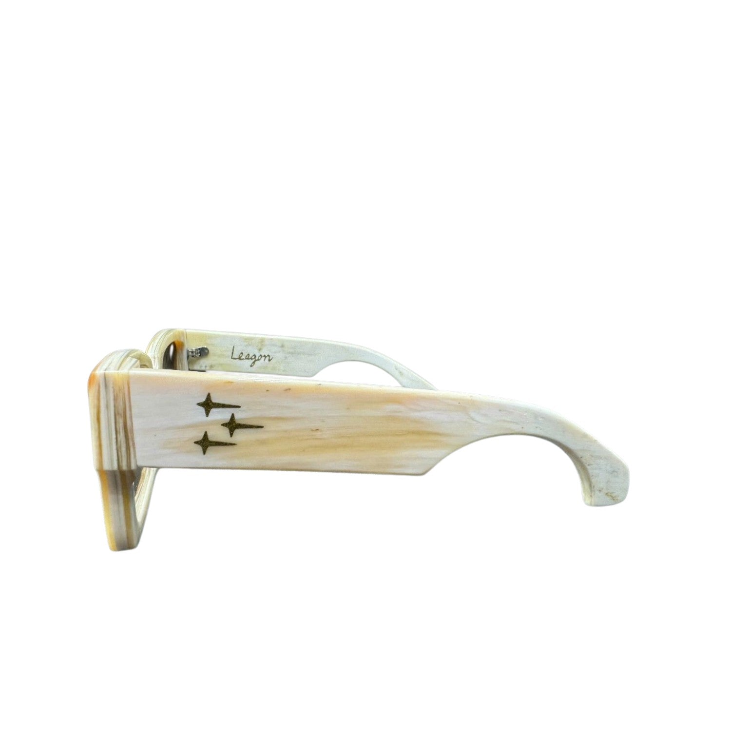 Buffalo Horn Eyeglass Frames - Handcrafted From Natural Horn 49