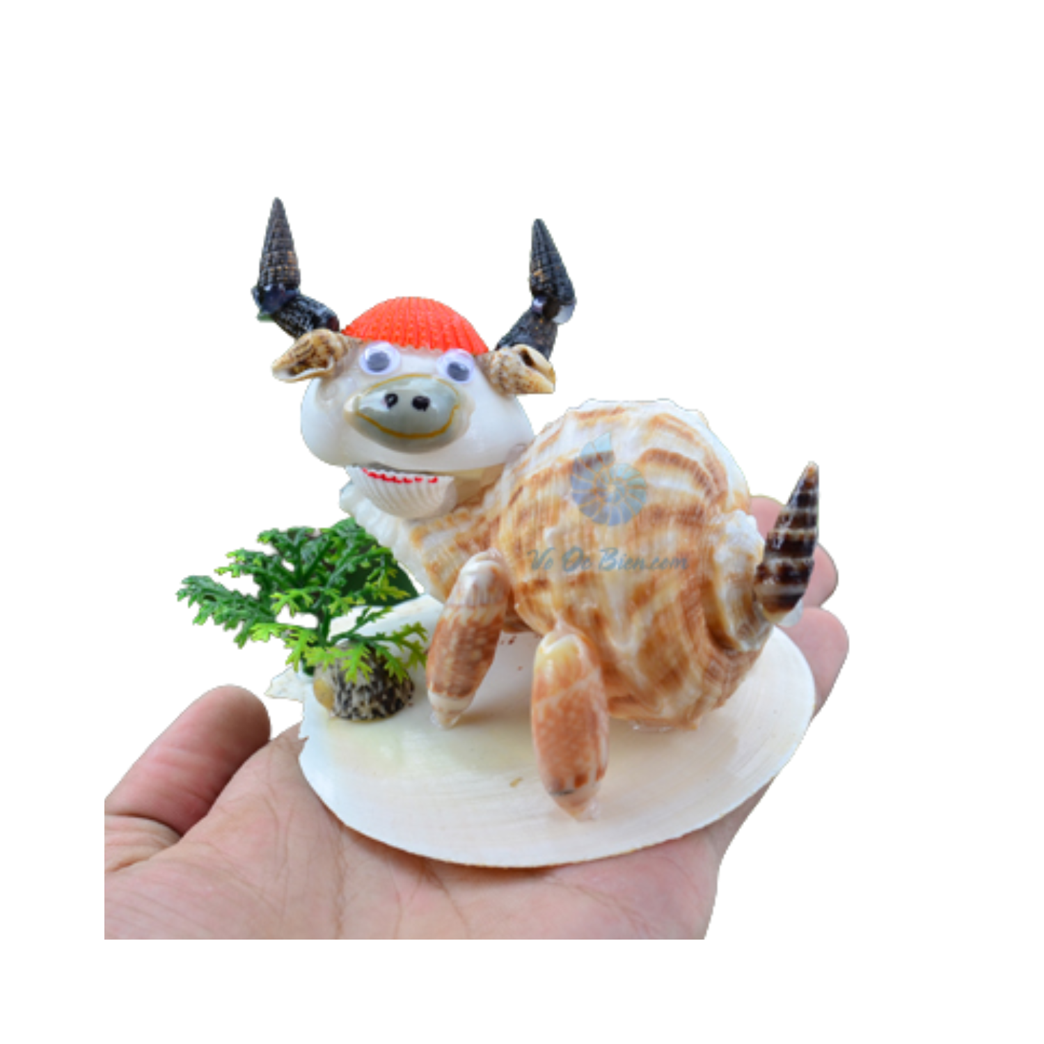Buffalo Made From Seashells