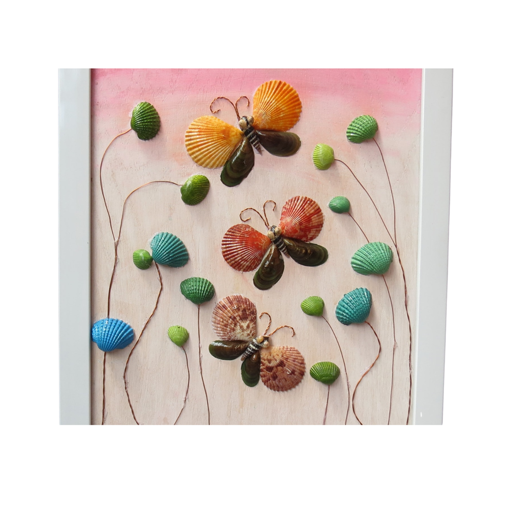 Butterfly Seashell Artworks