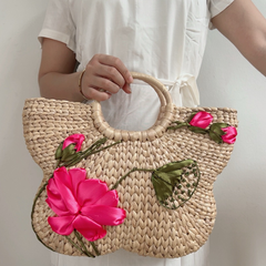 Butterfly Shaped Water Hyacinth Bag 1