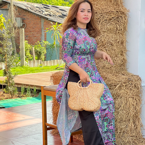 Butterfly Shaped Water Hyacinth Bag 1