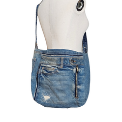 Handmade Upcycled Denim CATA Bag 1