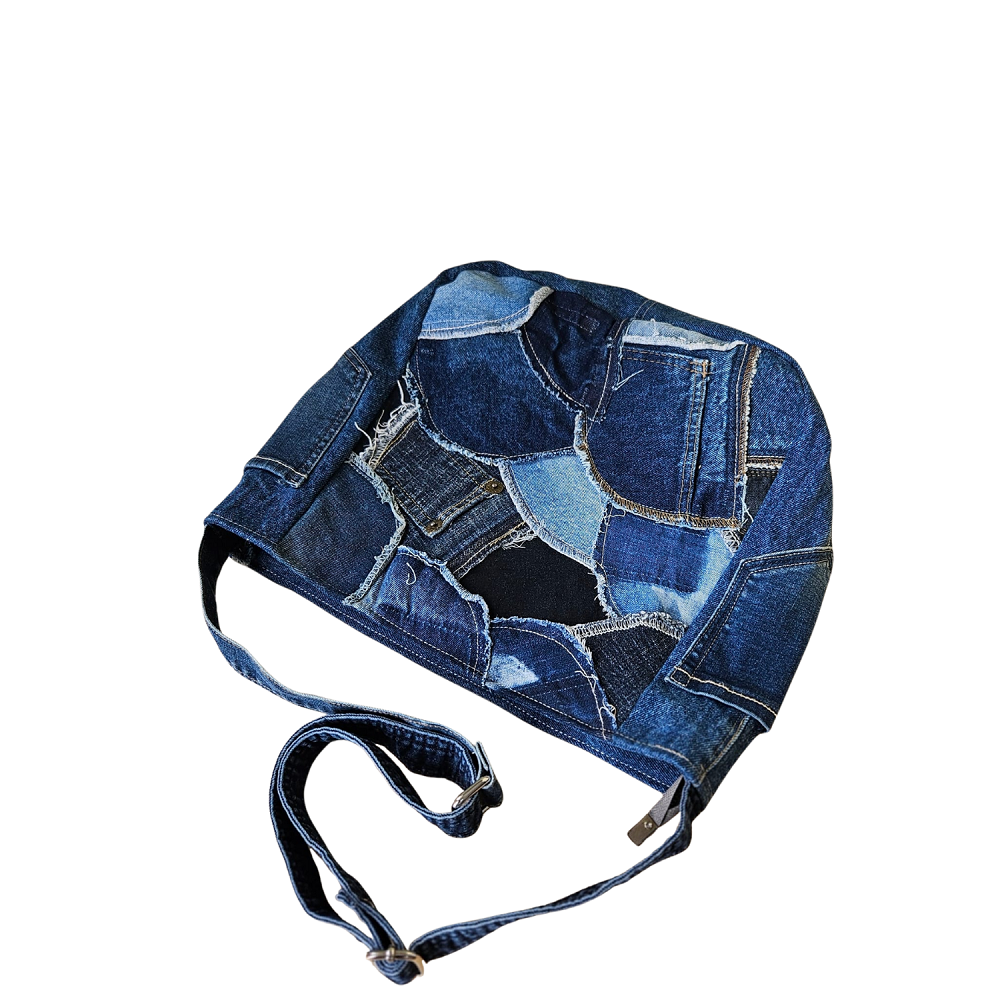 Handmade Upcycled Denim Cata Bag