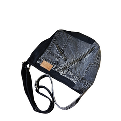 Handmade Upcycled Denim Cata Bag