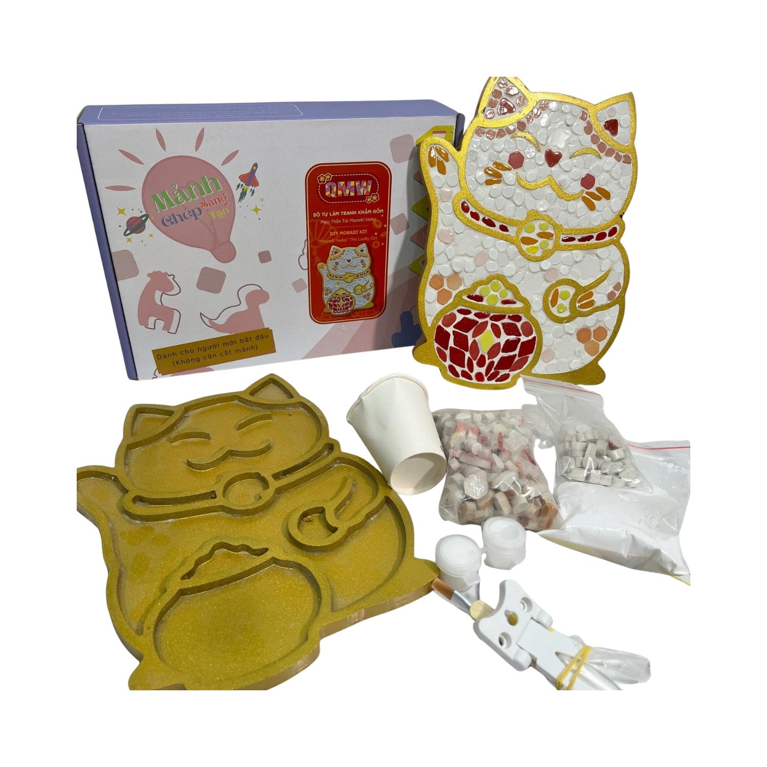 Ceramic Cat Jigsaw Puzzle Kit