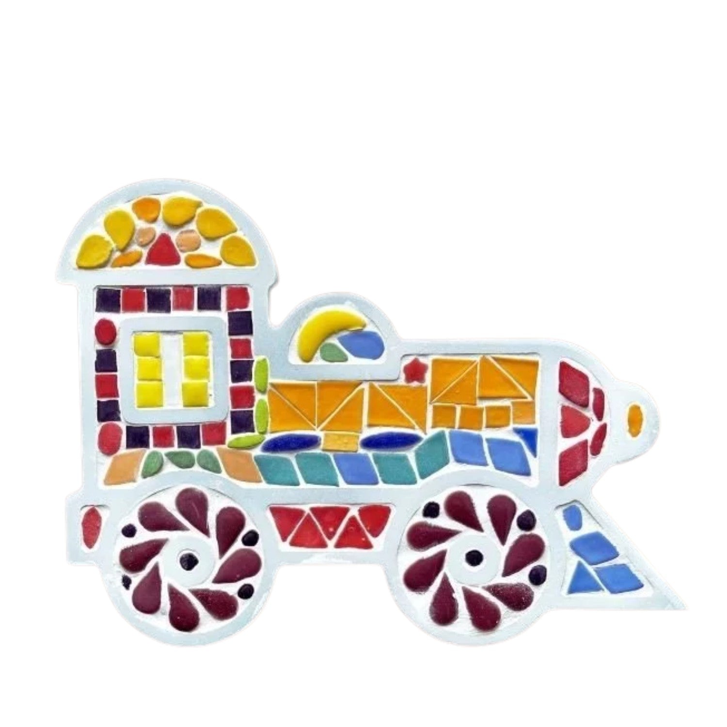 Ceramic Jigsaw Puzzle Train Set