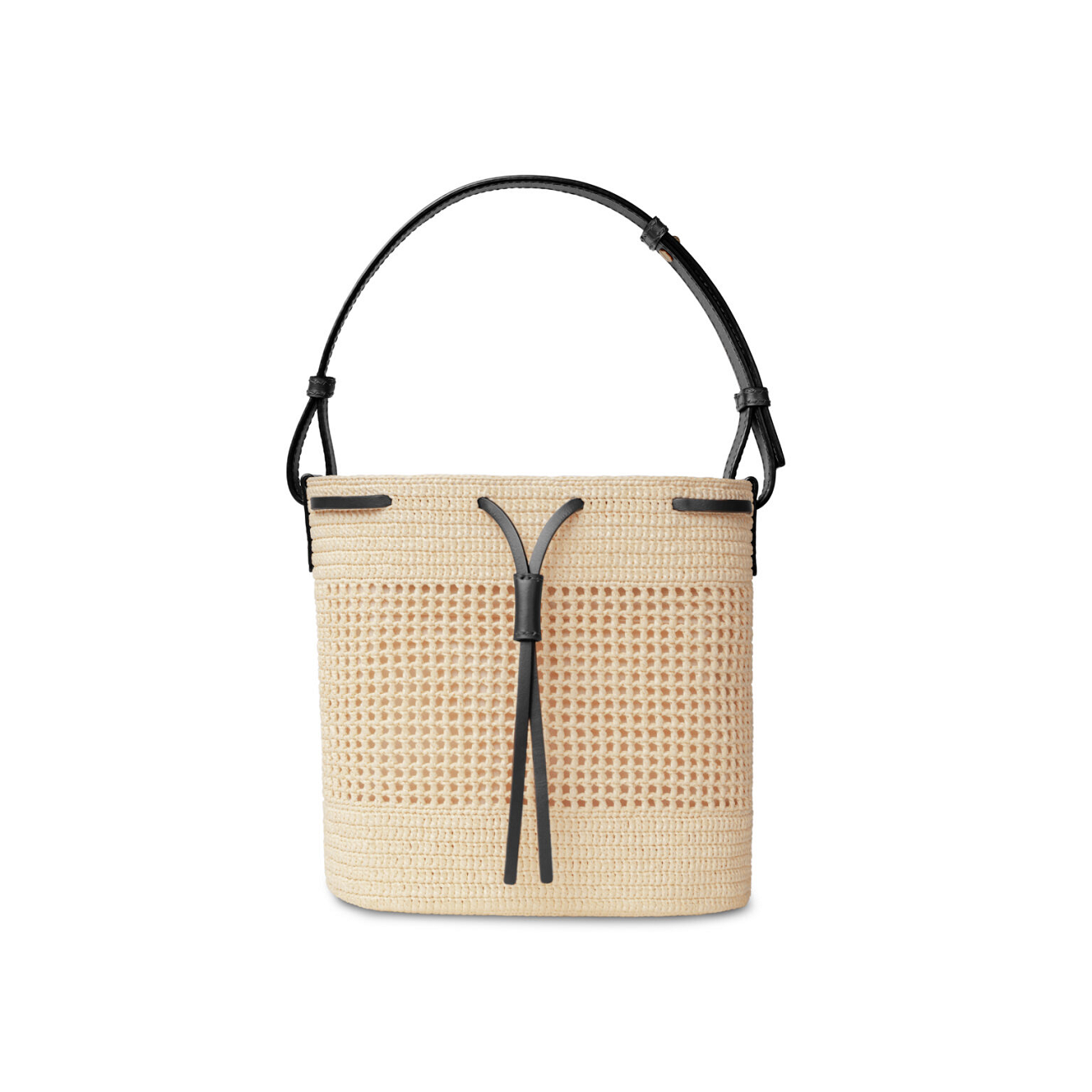 Raffia Champagne Handbag