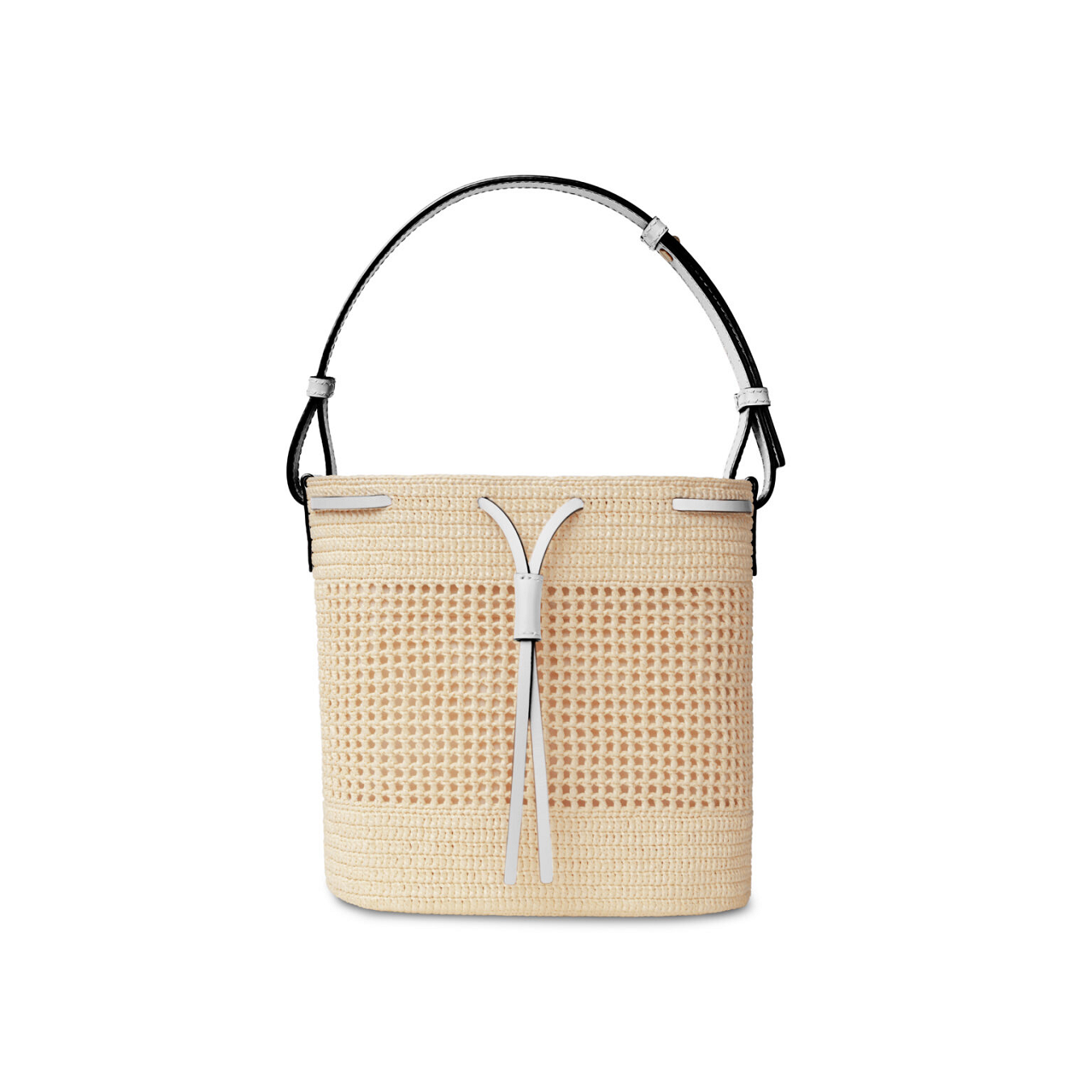 Raffia Champagne Handbag