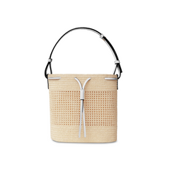 Raffia Champagne Handbag