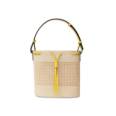 Raffia Champagne Handbag