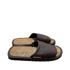 Coconut Fiber Cinnamon Slippers