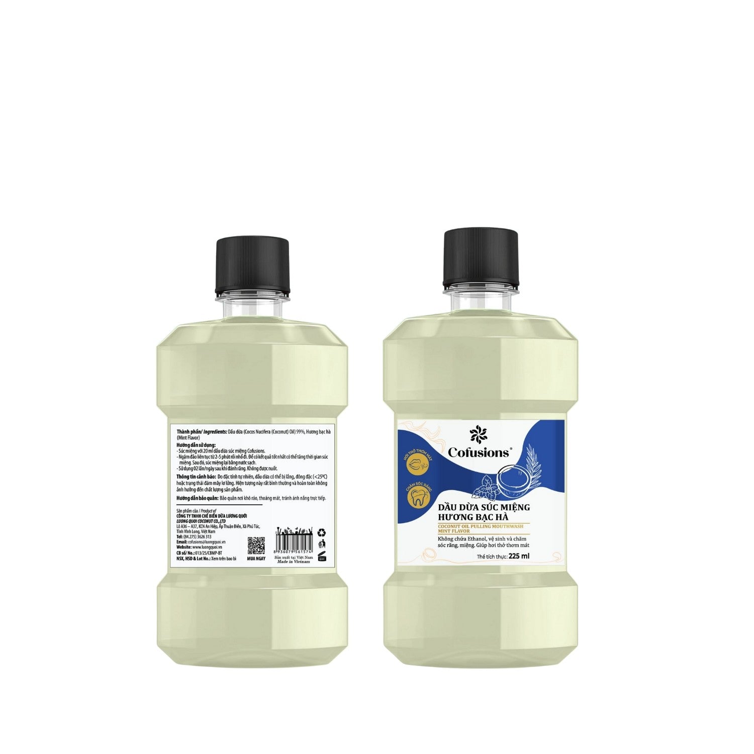 Coconut Oil Mouthwash with Mint Flavor