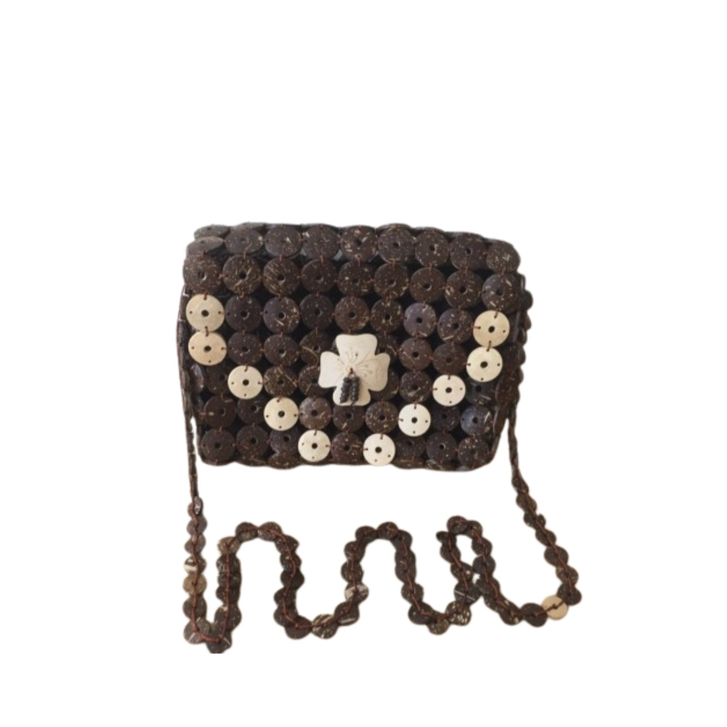 Coconut Shell Shoulder Bag