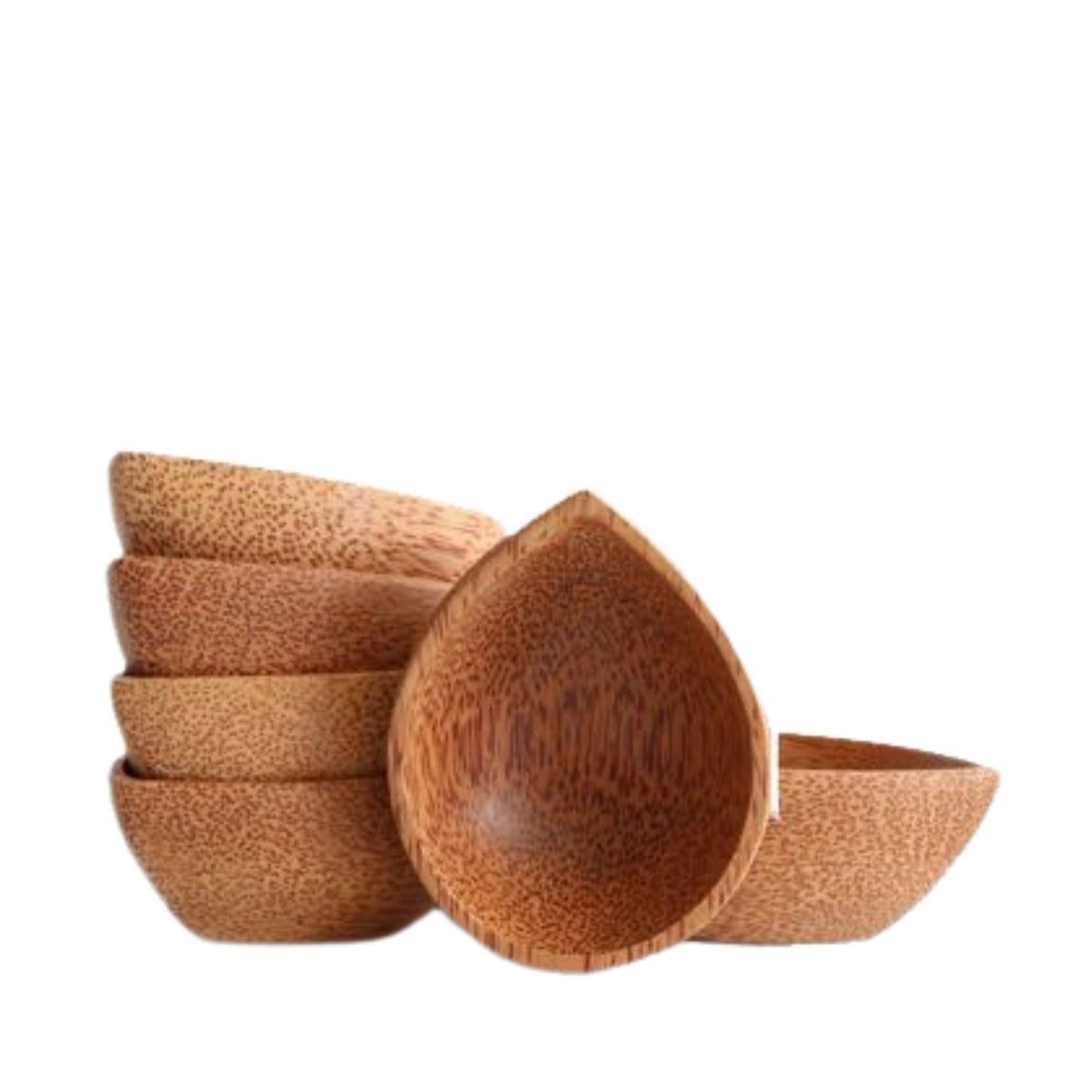Coconut Wood Dipping Sauce Bowl