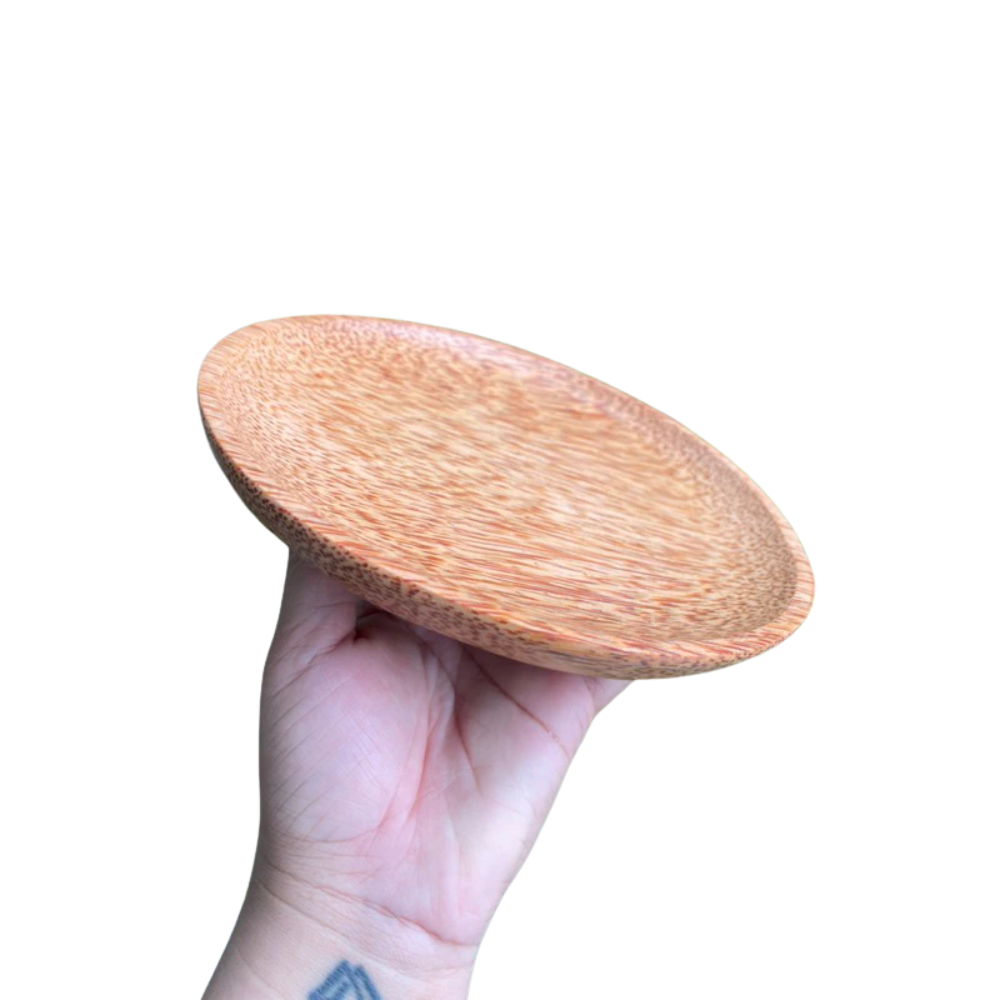 Coconut Wood Round Plate