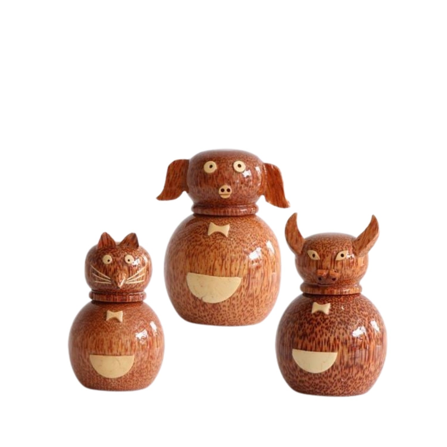 Coconut Wood Toothpick Holder