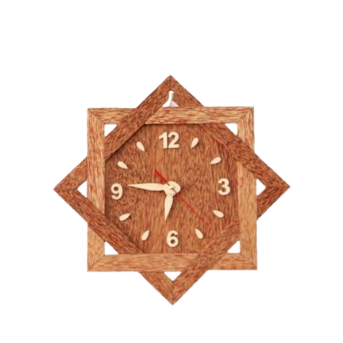 Coconut Wood Wall Clock